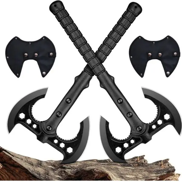 Professional Throwing Axe Set – 2-Pack 16" Throwing Hatchet Set with Sheaths and Ergonomic Handles for Competition and Recreation, Gift for Men