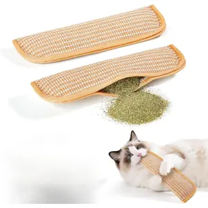 Cat Toys Pack of 2 , A+ Organic Catnip, Soft Sisal Material Indoor Kitten Scratching and Kicker Toys, Drives Bored Cats Crazy with Fun Interactive Chew