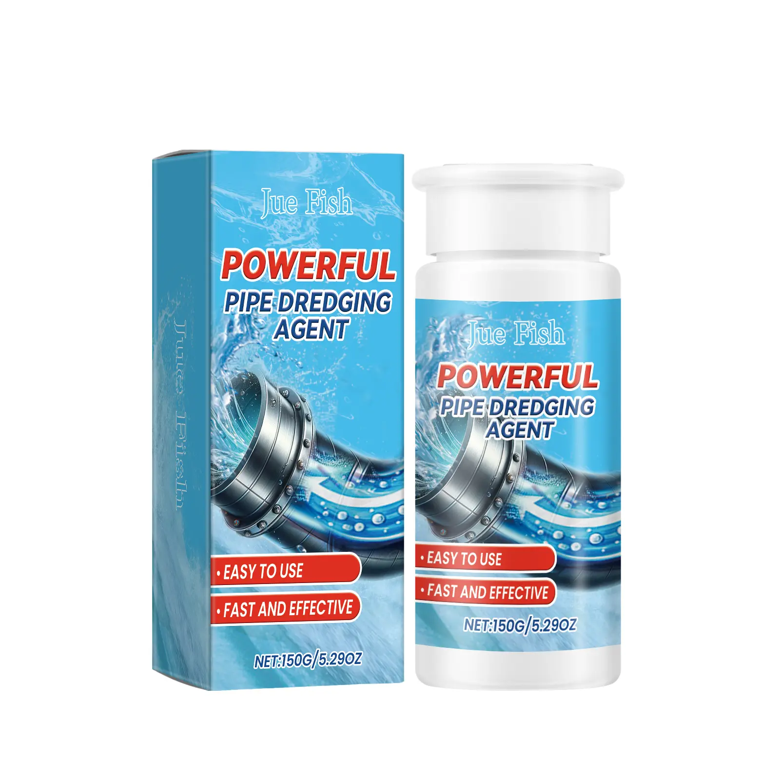 Kitchen Sink Drain Cleaner, Multi Use Pipe Cleaning Formula for Bathroom Sink, Toilet Drain and Shower Drain