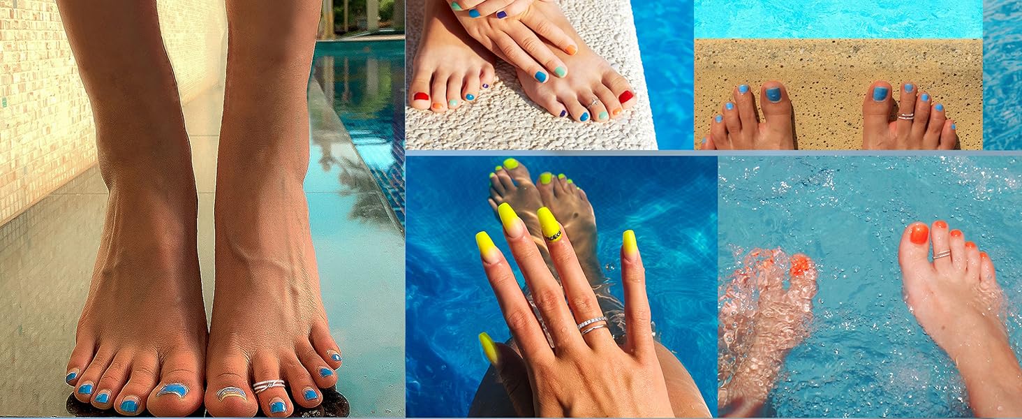 Adjustable Toe Ring Beach Band Nail Rings for Women 925 Sterling Silver Toe Rings Daisy Flower CZ Cross Opal Twist Knot Rings Cuff,Open Womens Foot Jewelry