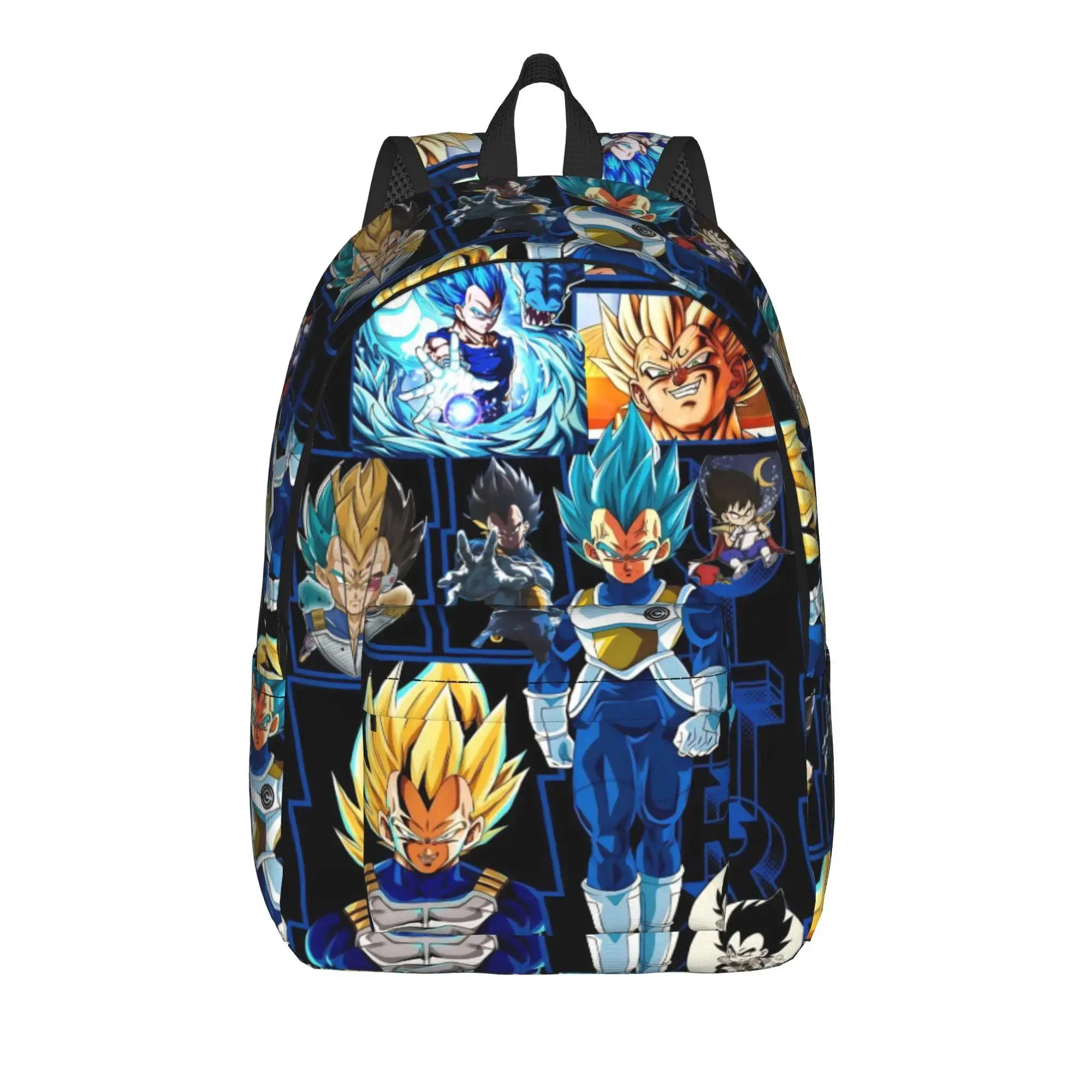 Vegeta Blue Goku Backpack for Men Women Fashion High School Business Daypack  Laptop Shoulder Bag Sports