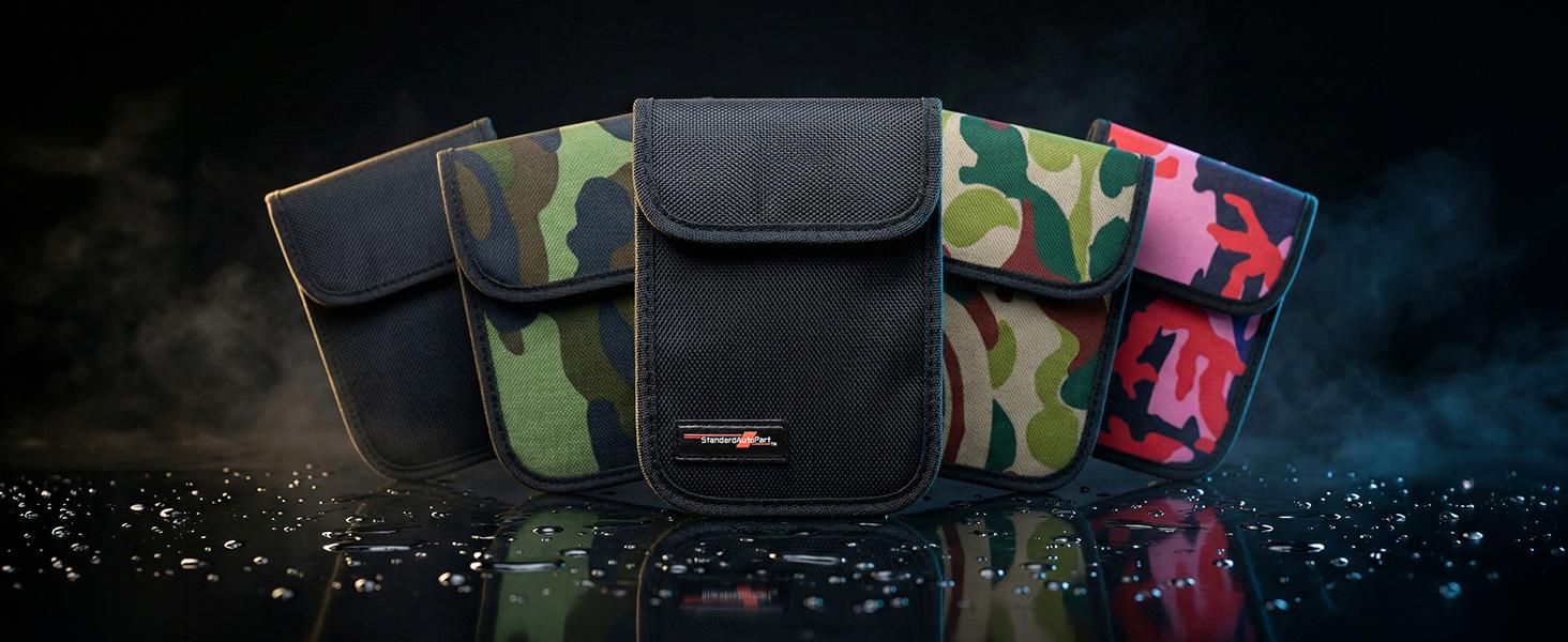 Faraday Pouch for Car Keys, Faraday Bag, Car RFID Signal Blocking Holder, Key Fob Protector, Key fob cage Block Signal Anti-Theft Fob Case (1 Pack, Black) Faraday Pouch for Car Keys, Faraday Bag, Car RFID Signal Blocking Holder, Key Fob Protector, Key fob cage Block Signal Anti-Theft Fob Case (1 Pack, Black)