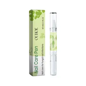 OUHOE Nail Care Pen, Moisturize & Repair Nails, Strengthen Brittle Nails, Gentle Cleansing Nail Treatment for Discolored Damaged Nails DIY Manicure