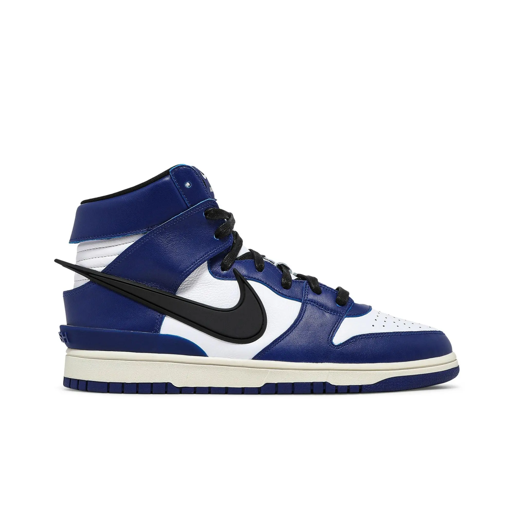 AMBUSH x Nike Dunk High 'Deep Royal' (Unisex) Deep Royal Blue/White/Pale Ivory/Black sneakers CU7544 400