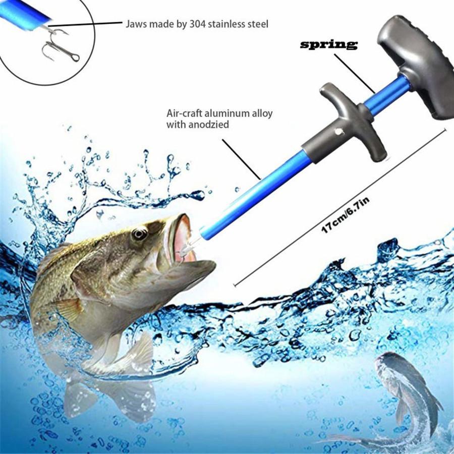 T-shaped Fish Hook Remover, 1 Count Easy Fish Hook Remover, Multifunctional Blind Piercing Sea Fishing Hook Remover, Fishing Gear Accessories, Fishing Tackle