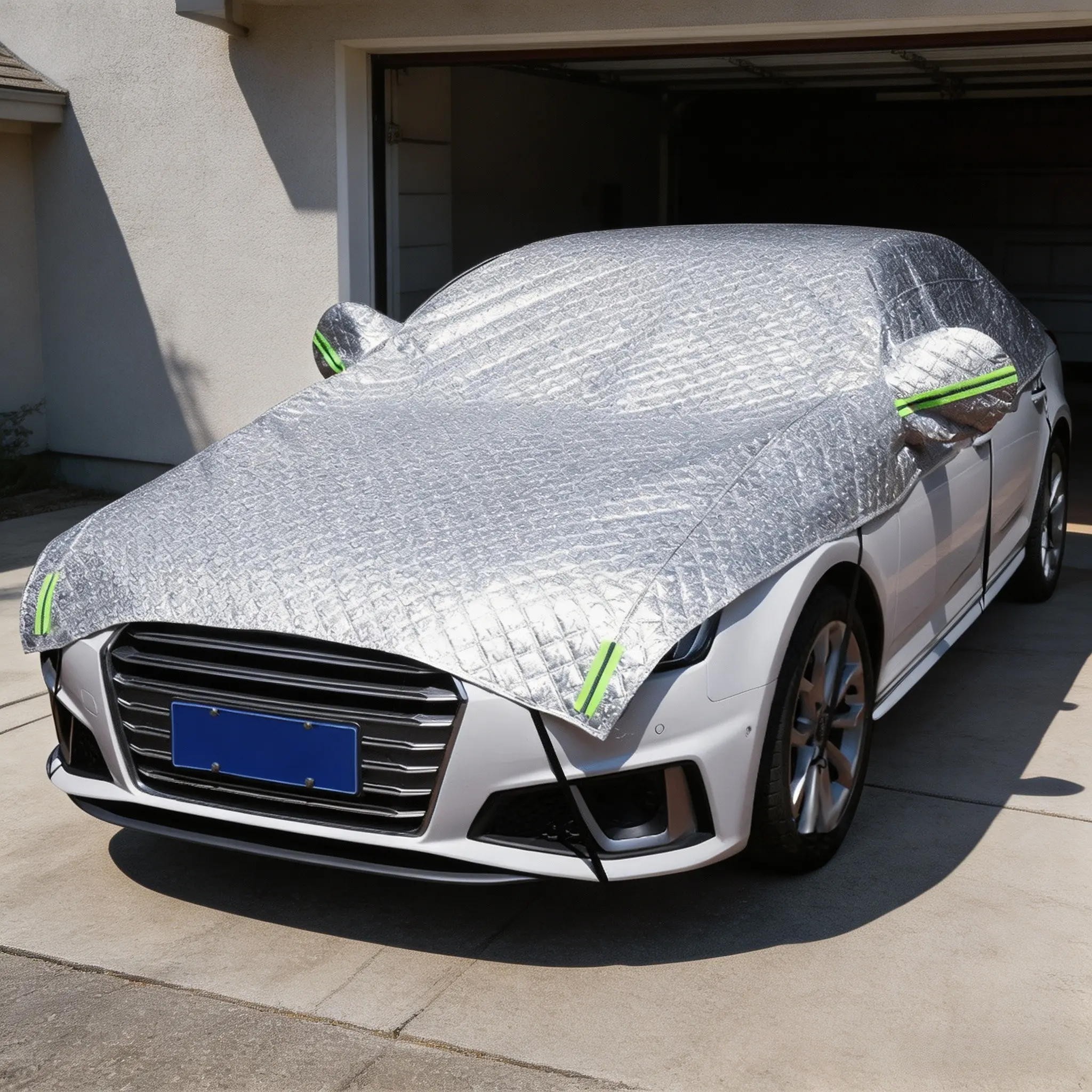 Universal Car Cover for All Vehicles, All Season Waterproof Outdoor Vehicle Cover, UV Sun Protection, Rain & Snow Resistant & Dust, Windproof Auto Cover for Sedan, SUV, Truck, Van