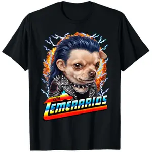 Los Temerarios Punk Chihuahua Graphic T-Shirt Unisex