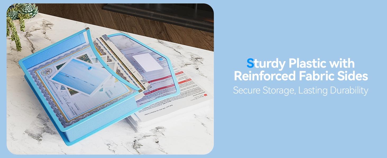 Plastic Expanding File Folder, Transparent envelopes with Snap Closure, No Dividers, Large Capacity, Assorted Colors, Fit Letter/A4 Size - 5 Packs