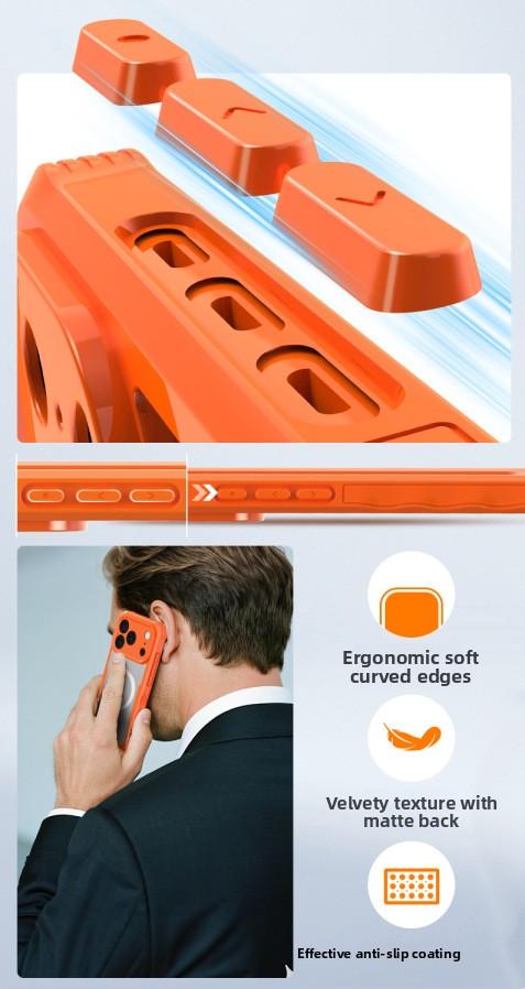 Transparent Three-Proof Case for iphone 17, Shockproof and Drop-Proof Outdoor Magnetic Protective Cover for 17 Pro Max i hone 17 iphone 17 pro case