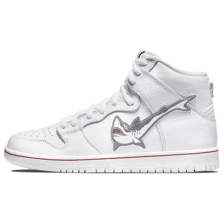 Oski x Nike Dunk SB Great White Shark Retro Casual High-Top Sneakers for Men and Women – Premium Suede, Lightweight, Non-Slip, Supportive Verifiable, with credentials and supporting global authentication