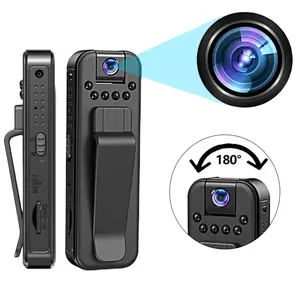 1080P Action Camera with 180° Rotating Lens, Mini Vlog Camera with Night Vision & WiFi for Sports and Travel