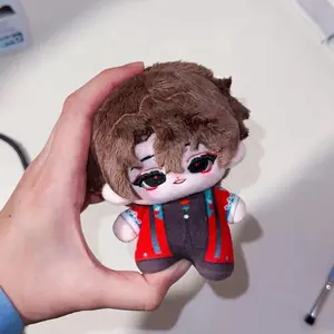 10cm Stuffed Anime God of Drama Chen Ling Attribute Cartoon Plush Doll Toy COS Dress-up Children Adults Collectible Cotton Gifts