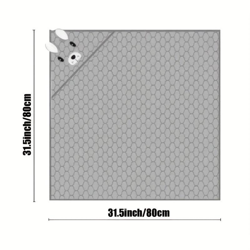 Premium Ultra Soft & Highly Absorbent Kids Bath Towel | Adorable Animal Pattern Design | 31.5" X 31.5" (80x80cm) Breathable Polyester | Multipurpose Use: Baby Shower Towel, Stroller Blanket, Beach Blanket, All-Season Essential for Toddlers & Infants