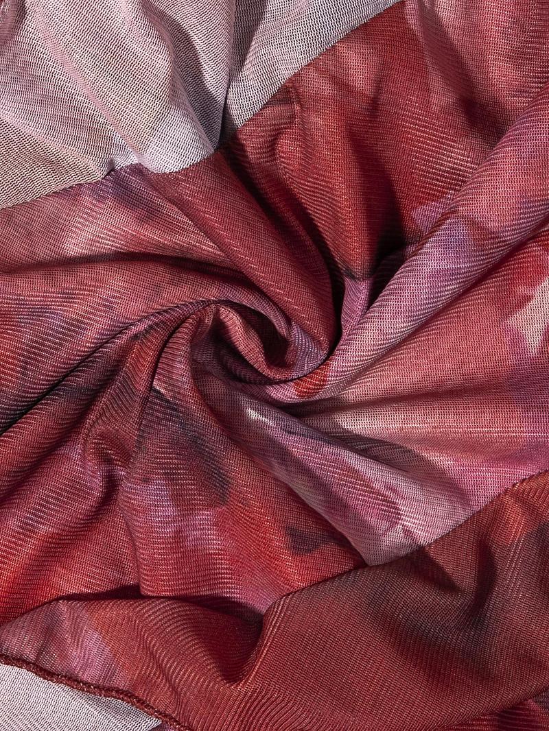 Women's Summer Strapless Belted Dress, Hip Frill Decoration, Fashionable Sexy Party Mini Dress, Sleeveless Floral Print, Slim-Fitting, Elegant Romantic Dress