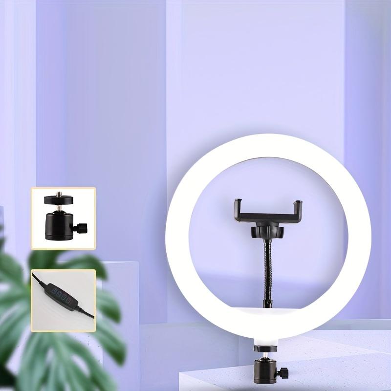 USB Powered 10 Inch Ring Light, Portable Selfie Ring Light With Tripod for Smartphone, Angle Flexible Adjustable Selfie Light, Selfie Video Light, 3 Color Tones Fill Light, Cellphone Accessories