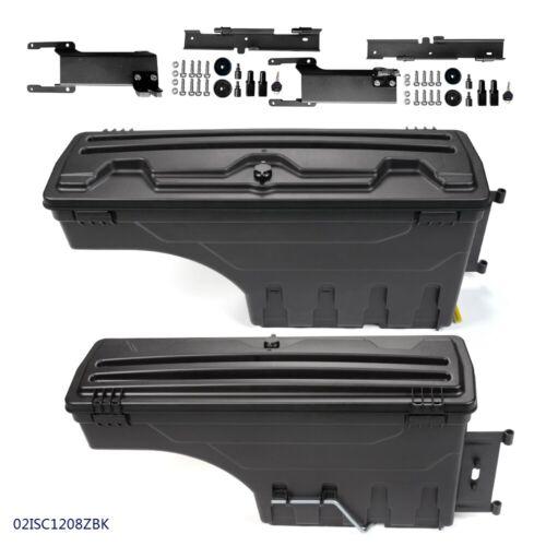 G-PLUS Rear Left+Right Lockable Storage Truck Bed ToolBox Fit For 2015-2019 Ford F-150