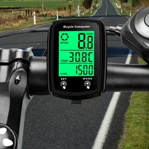 Bike Computer, Wired Digital Bike Speedometer and Odometer, bicycle speedometer,Cycling LCD Display Speed Counter,Multi-Functional bike Odometer for Road & Mountain Bikes,Cycling compture, Non-Rechargeable Battery,Cycling Accessories