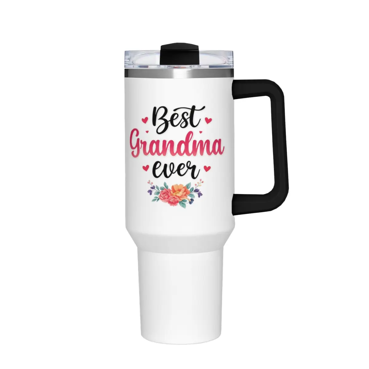 ifts for Grandma From Grandchild, Grandkids - Best Grandma Ever Tumbler 40Oz - Grandmother Coffee Mug, Gifts Ideas for Grandmas, Grammy - Grandmother Birthday Gift, Grandmy Cup, Happy Birthday, Insulation