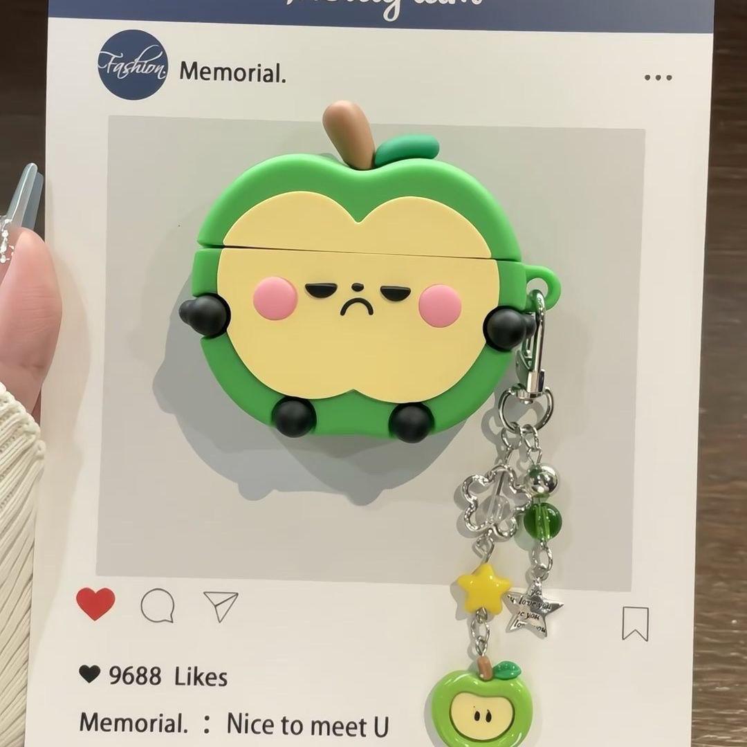 Love and Deepspace Caleb two-dimensional game peripherals cute sun fruit shape bluetooth headset decorative protective case gift