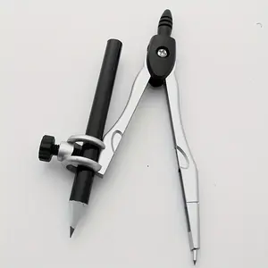 Doloha Precision Metal Compass - Perfect Round Locking Geometry Tool for Pens under 0.39 inches in diameter (excluding pens)