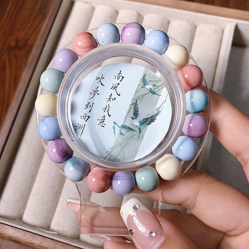 New Chinese-style ceramic bracelet for women: A unique, versatile and high-end ceramic bracelet accessory for summer
