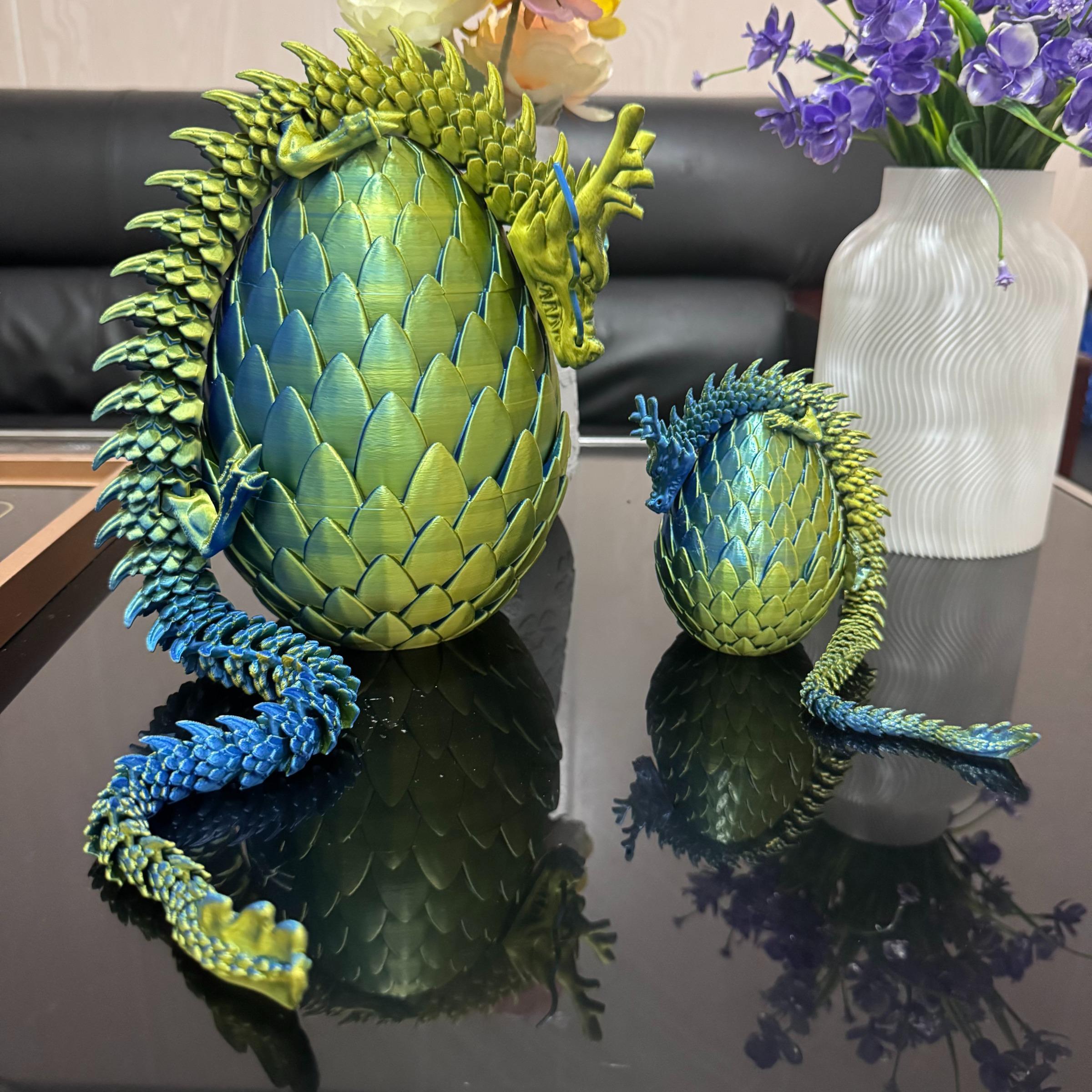 Large Lotus Dragon Egg Set, 60cm Dragon + 18cm Egg, 30cm Dragon + 9cm Egg, Two Size Options, Home Decor, Festival Party Decoration, Gift Idea