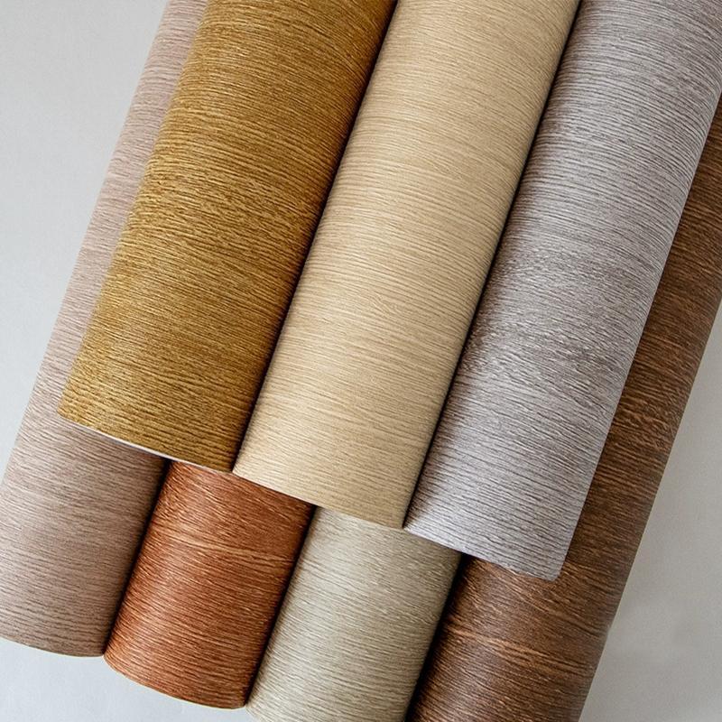 Wood Grain Pattern Wallpaper, Self-adhesive Wallpaper, Furniture Refurbished Sticker, Wall Decor for Home Living Room Bedroom