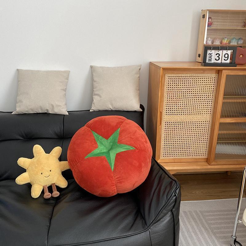 Bay Window Tatami Floor Thickened Butt Cushion Round Tomato Tomato Pillow Vegetable Mushroom Persimmon Futon Cushion