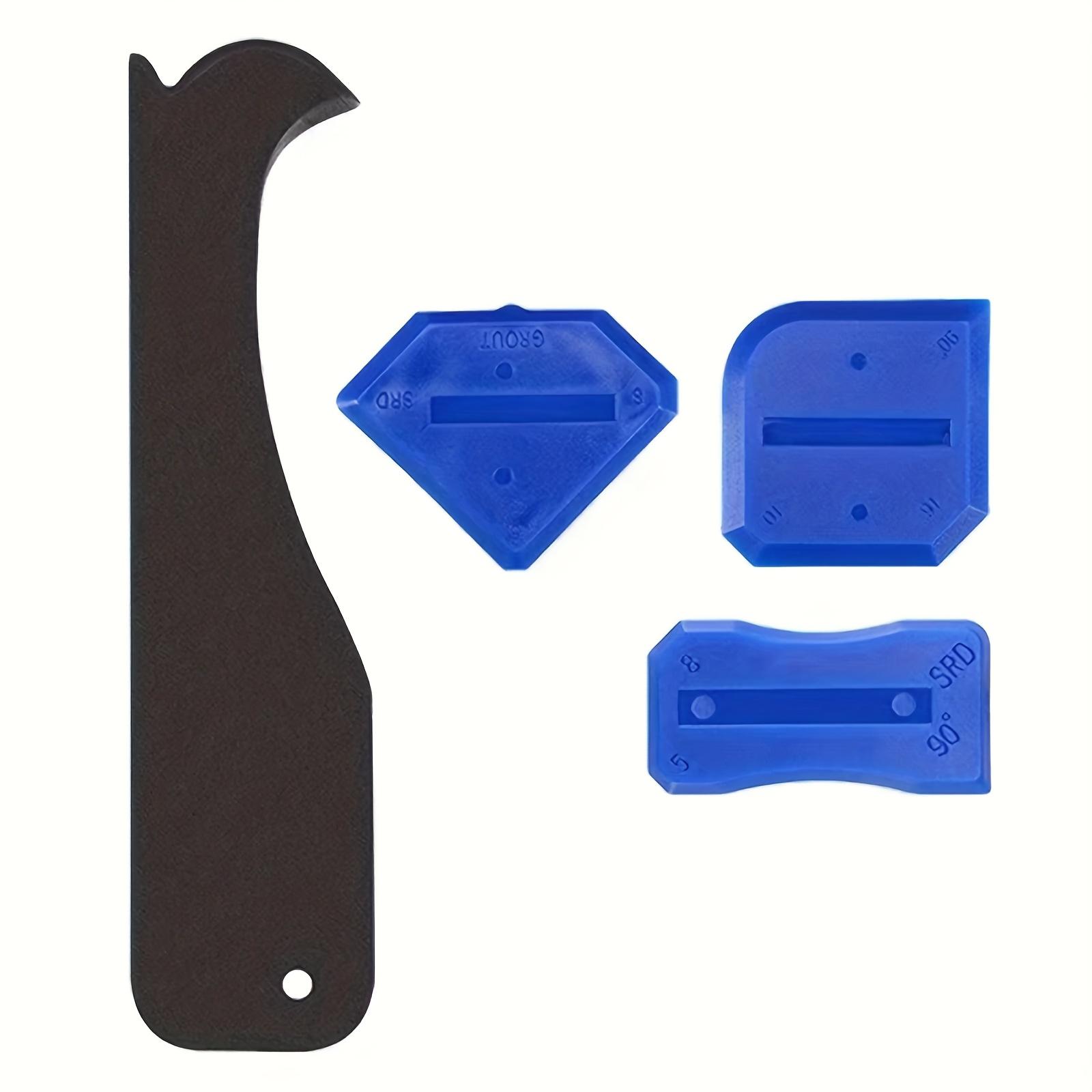 Multi-functional Silicone Edge Trimmer, Adhesive Scraper, Caulking Tool, Metal Glue Scraper