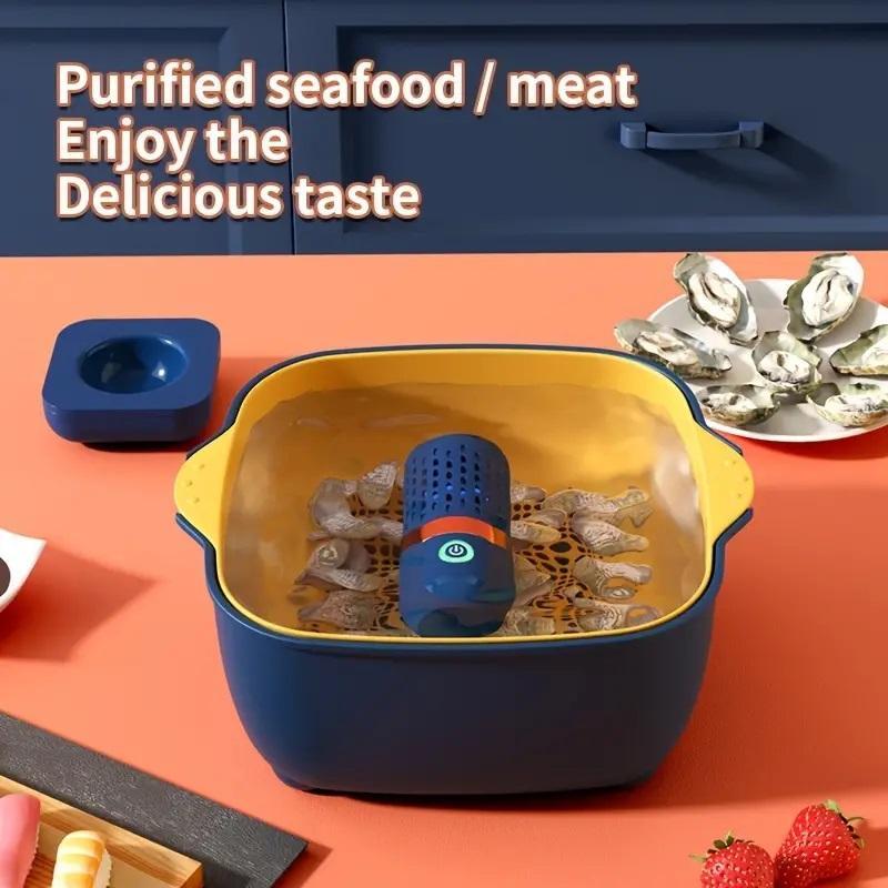 Fruit Washing Machine, Wireless Automatic Vegetable Cleaner, Vegetable Washing Machine, Fruit Cleaner Device, Wireless Food Purifier, Gifts