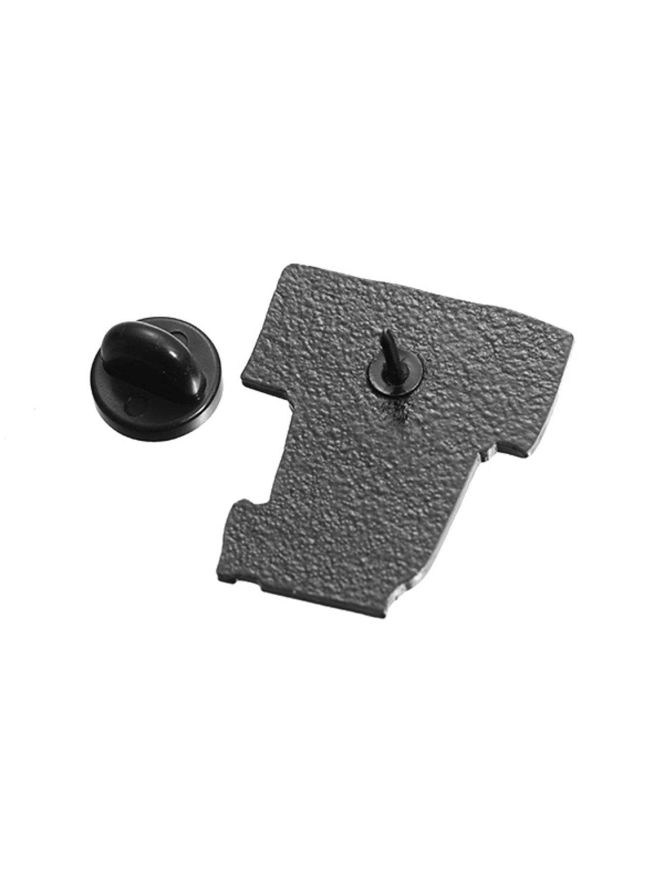 Creative Letter & Cat Design Brooch, Cute Clothes Badge, Fashion Accessories for Daily Clothing Decor, Trendy All-match & Exquisite Brooch for Birthday Gift