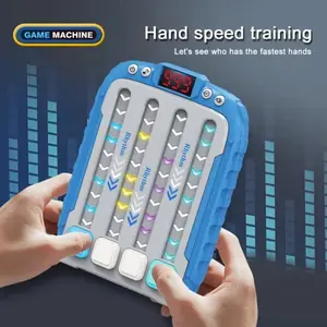 Music Rhythm Game Machine Light Up Puzzle Toys Montessori Travel Sensory Toys Brain Training Electronic Games For Kids Gifts