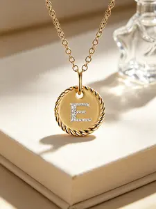 2026  Original New Trend Retro Design DYXL-02E Letter 10mm Necklace for Women Fashion High-Quality Jewelry Accessories Gift