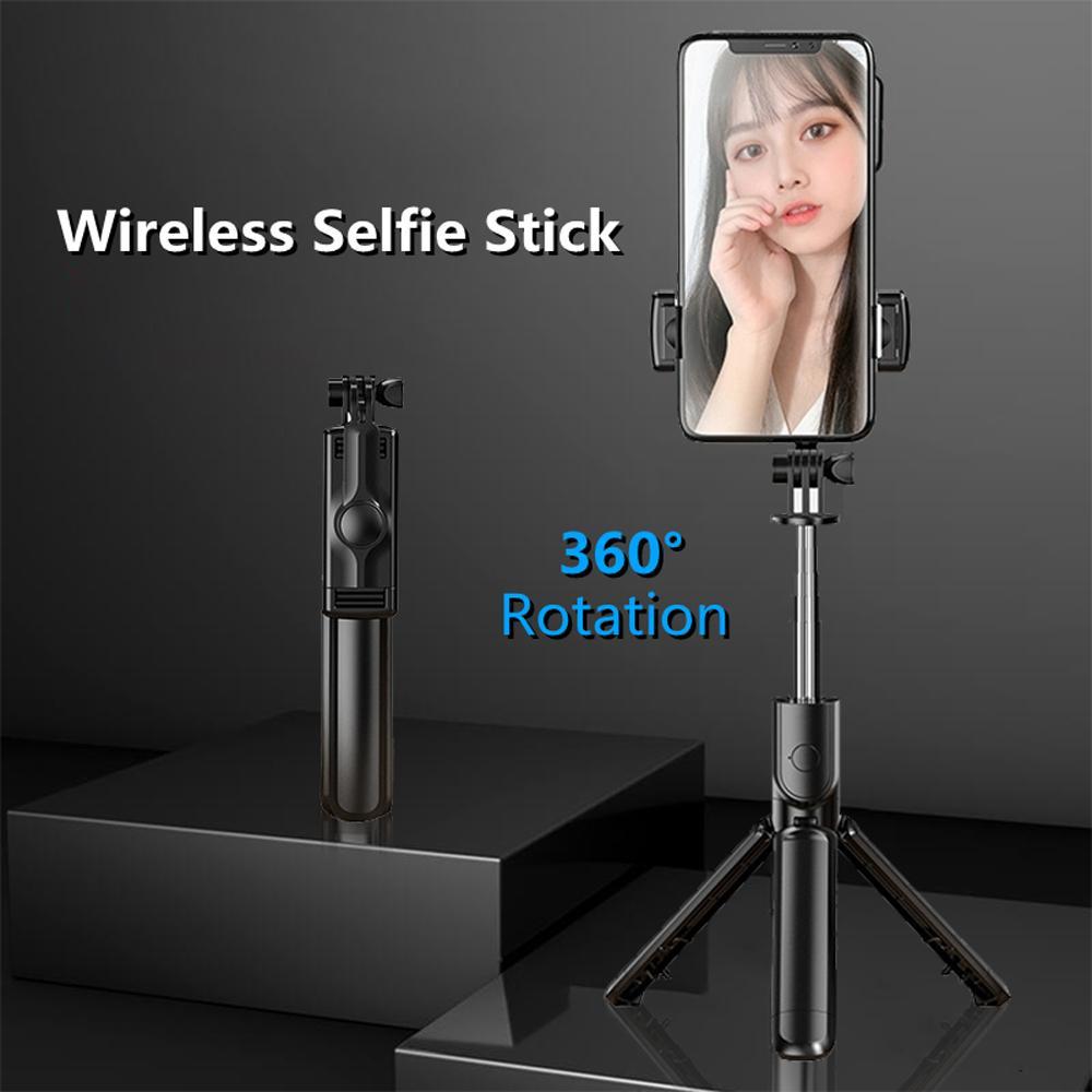 3In1 Bluetooth Wireless Selfie Tripod With Fill Light Shutter Remote Control Portable Foldable Monopod