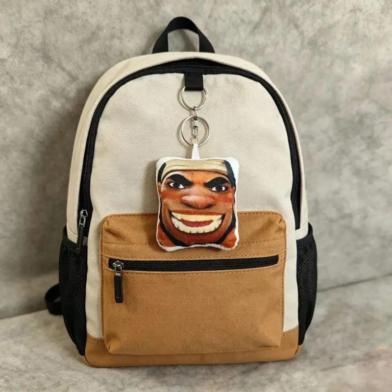 10cm Funny Pressing Can Make Sound Overwatch 2 Hero Maugaloa Malosi Mauga‌ Plush Toys Anime Game Bag Keychain Decor Plushie Doll