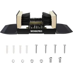 Boot Brush Scraper Outdoor, Shoe Cleaner Brush, Boot Scrubber with Flaps, Heavy Duty Boot Cleaning Brush