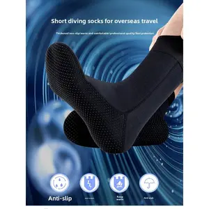 3/5Mm diving socks, swimming warmth, deep diving snorkeling socks, waterproof material, long tube non-slip and wear-resistant, beach socks