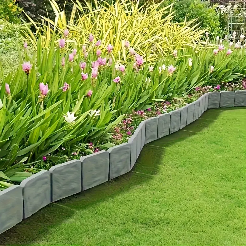 Garden Plastic / Lightweight Foldable Fence, Outdoor Villa Garden Decorative Barrier, Easy Assembly Landscape Divider