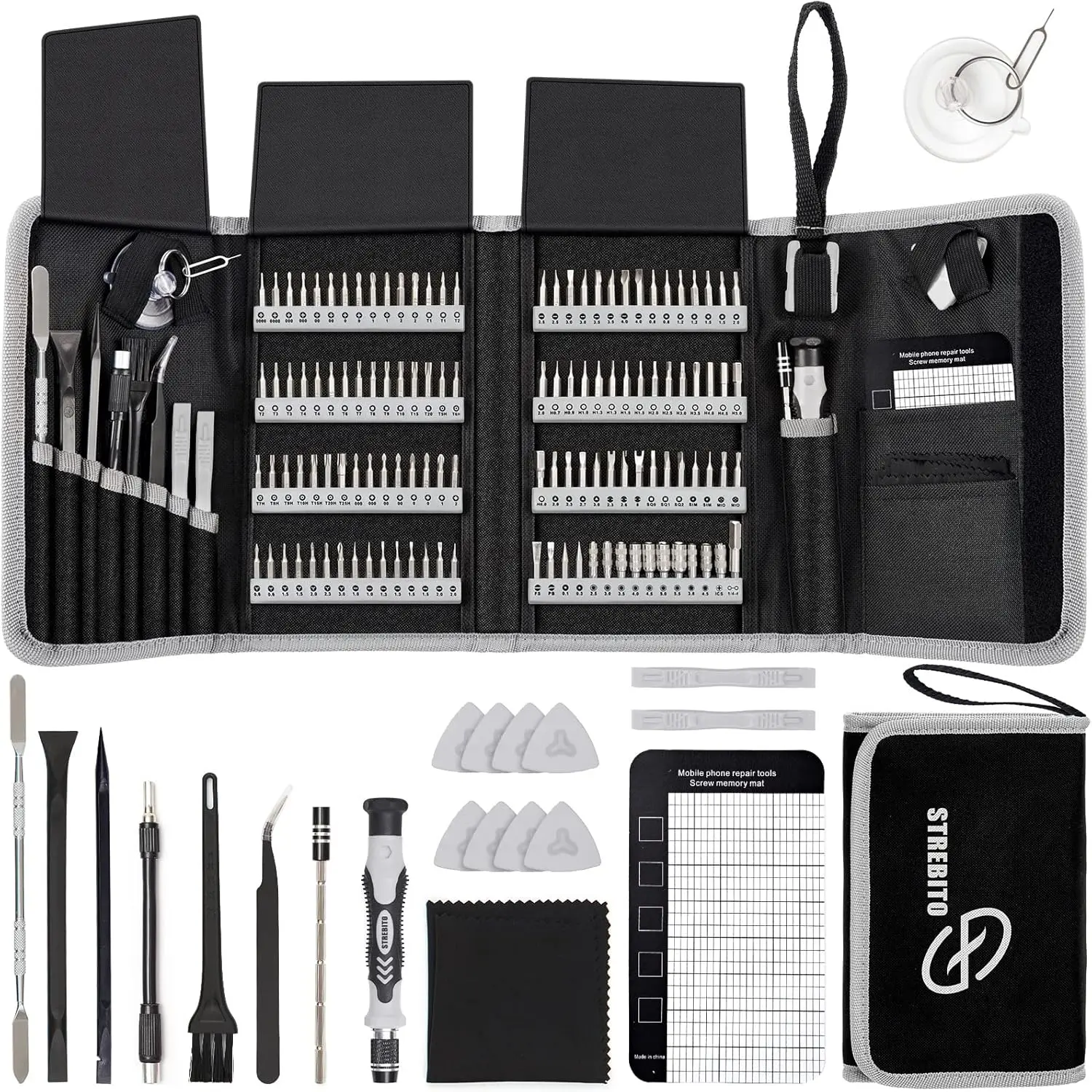 Screwdriver Set 142-Piece Computer Tool Kit Screwdriver Set Laptop Screwdriver Kit Repair Kit Tech for PC, Phone, Macbook,, PS4, Xbox Controller