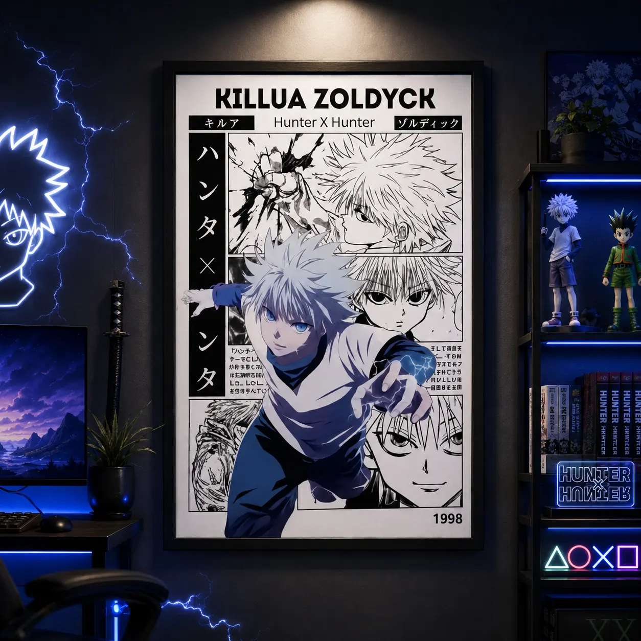 Anime Character Fan Art Poster, Manga Wall Artwork, Home Decor Prints Gift Anime Poster Wall Art Print anime wall art otaku room decor print gift fan art manga lover anime fan, Canvas Wall Art, Japanese Anime Decor, Bedroom Room Decor