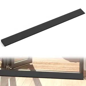 Nilight 39.4*3.2*0.8 Inch Low Profile Threshold Ramp, Eco-Friendly Natural Rubber Cuttable Ramp with Customizable Fit for Doorways, Curbs, Bathroom (Home Improvement Building Supply)