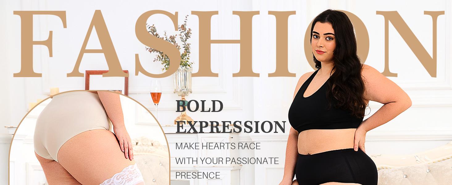 Pl Size Thigh High Stockings: Women Lace Anti-Slip Stay Up Sheer Pantyhose Lingerie Stockings for Sexy Women