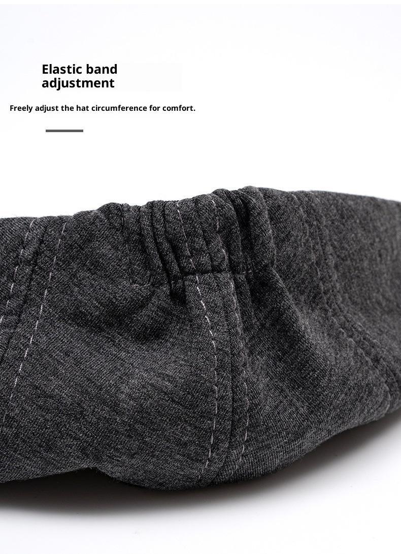 BIGWIG Men's Retro Cotton Flat Top Cap, Unisex Flat Top Sports Cap, Newsboy Cap, Gatsby Cap, Autumn/Winter Wool Plain Beret, Warm Front Cap, British Style Soft Top Newsboy Cap, Solid Color Hunting Cap, Driver's Cap