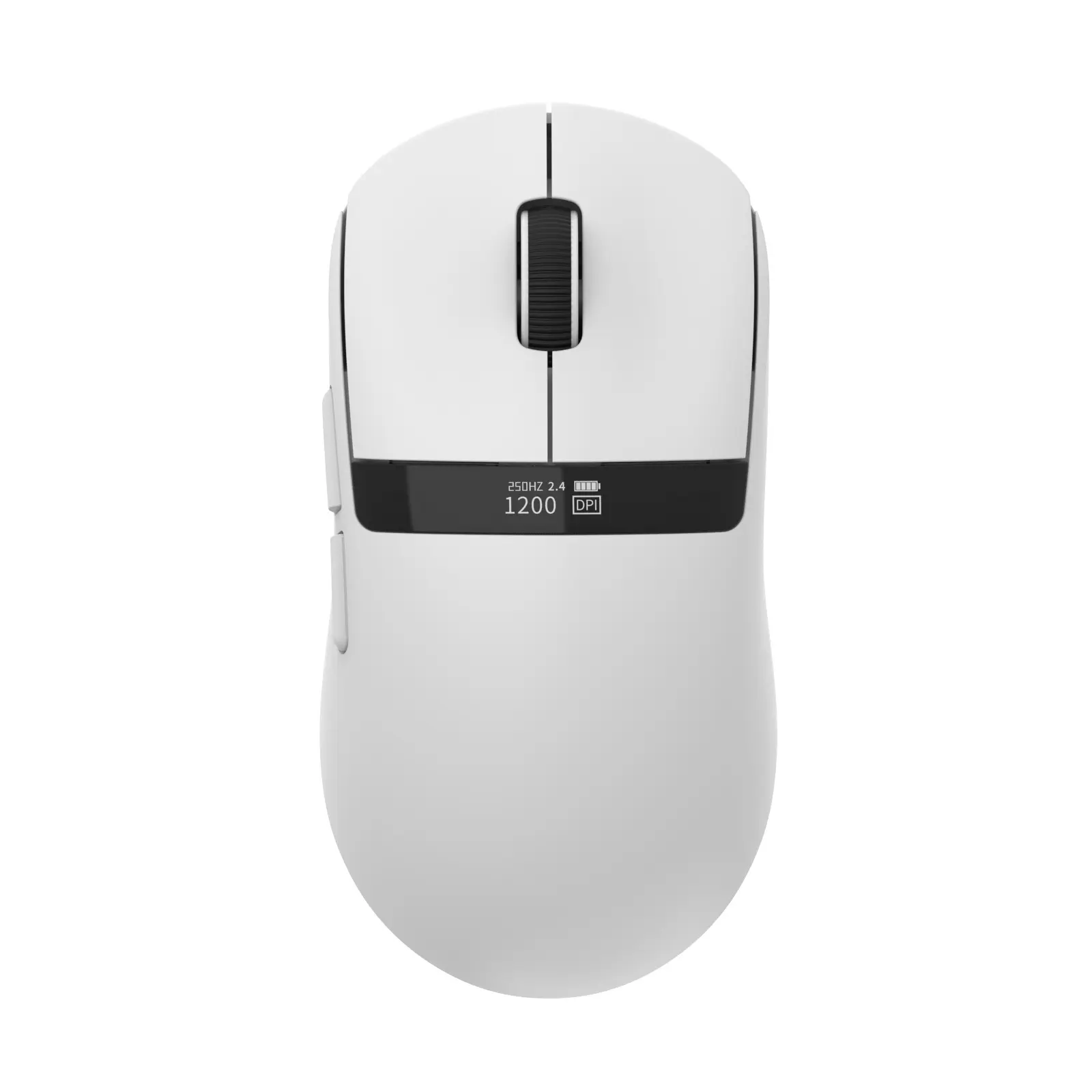 AJAZZ NJ07 V2 Intelligent Digital Display Screen Wireless Gaming Mouse PAW3311 Sensor Tri mode Light Sound Computer Office Mouse Dual 1K Return Rate DPI24000 Compatible with Multiple Systems Suitable for Esports Games and Office