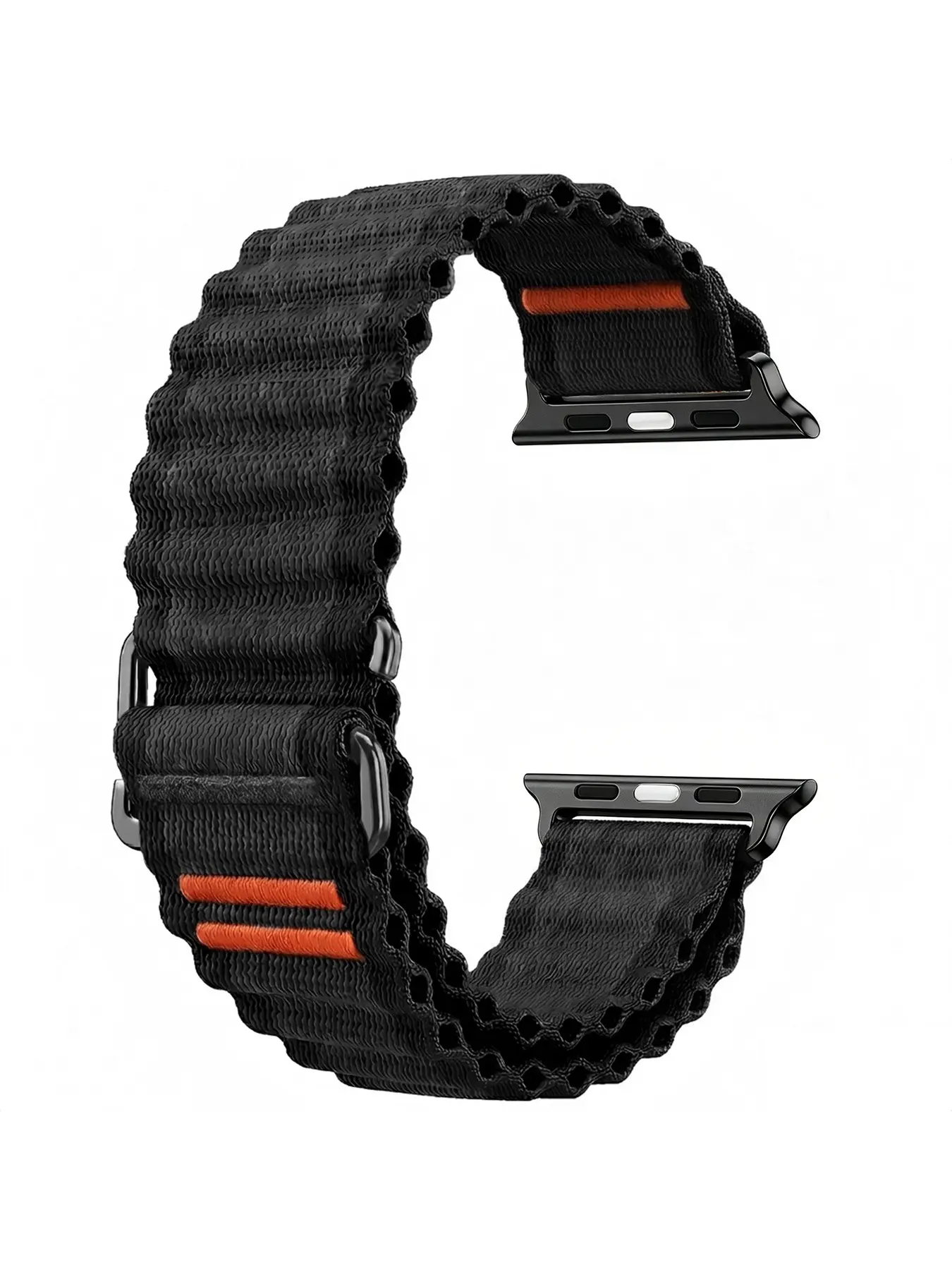 Breathable, Adjustable, Breathable Design, Ventilated, Watch Band, For Apple Watch Replacement Strap, Compatible with Apple Watch Ultra 3/2/1, Series 11/10/9/8/7/6/5/4/3/2/1 and SE, 38/40/41/42/44/45/46/49mm, Commuting, Casual, Unisex, 1PC