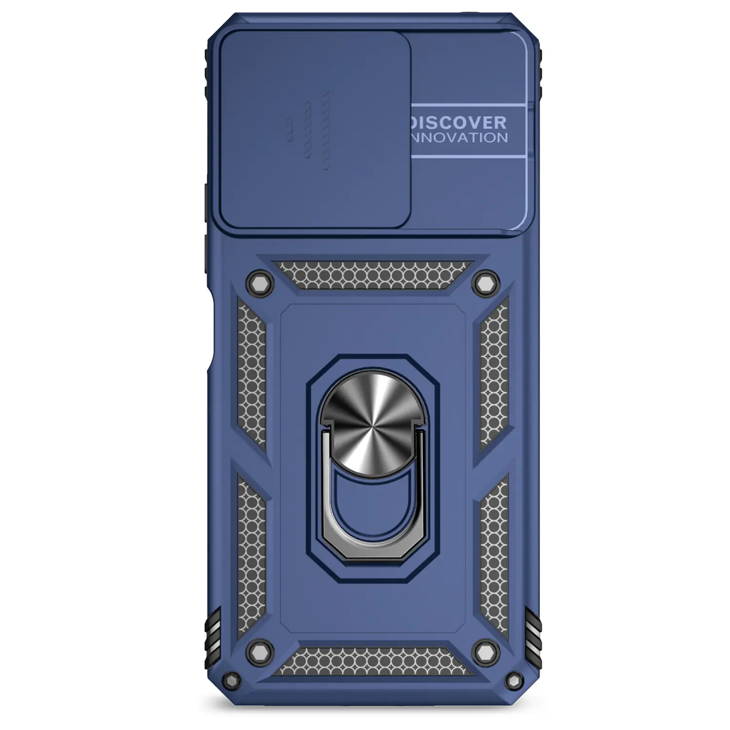 Phone Case for Xiaomi Redmi 13C 4g/Xiaomi poco C65 , Waterproof Dustproof Slip-Resistant, Ring Holder, Slide Lens Protection, Solid Color, Rotatable