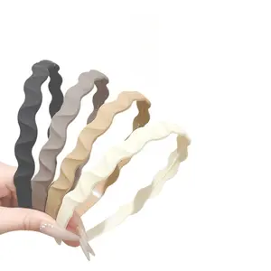 2026 New Men's Wavy Wide Headbands, High Crown Non Slip with Teeth Hair Hoops, No Headache Comfortable Hair Bands, Fashion Daily Outdoor Wear Hair Accessories for Face Washing Skincare Sports
