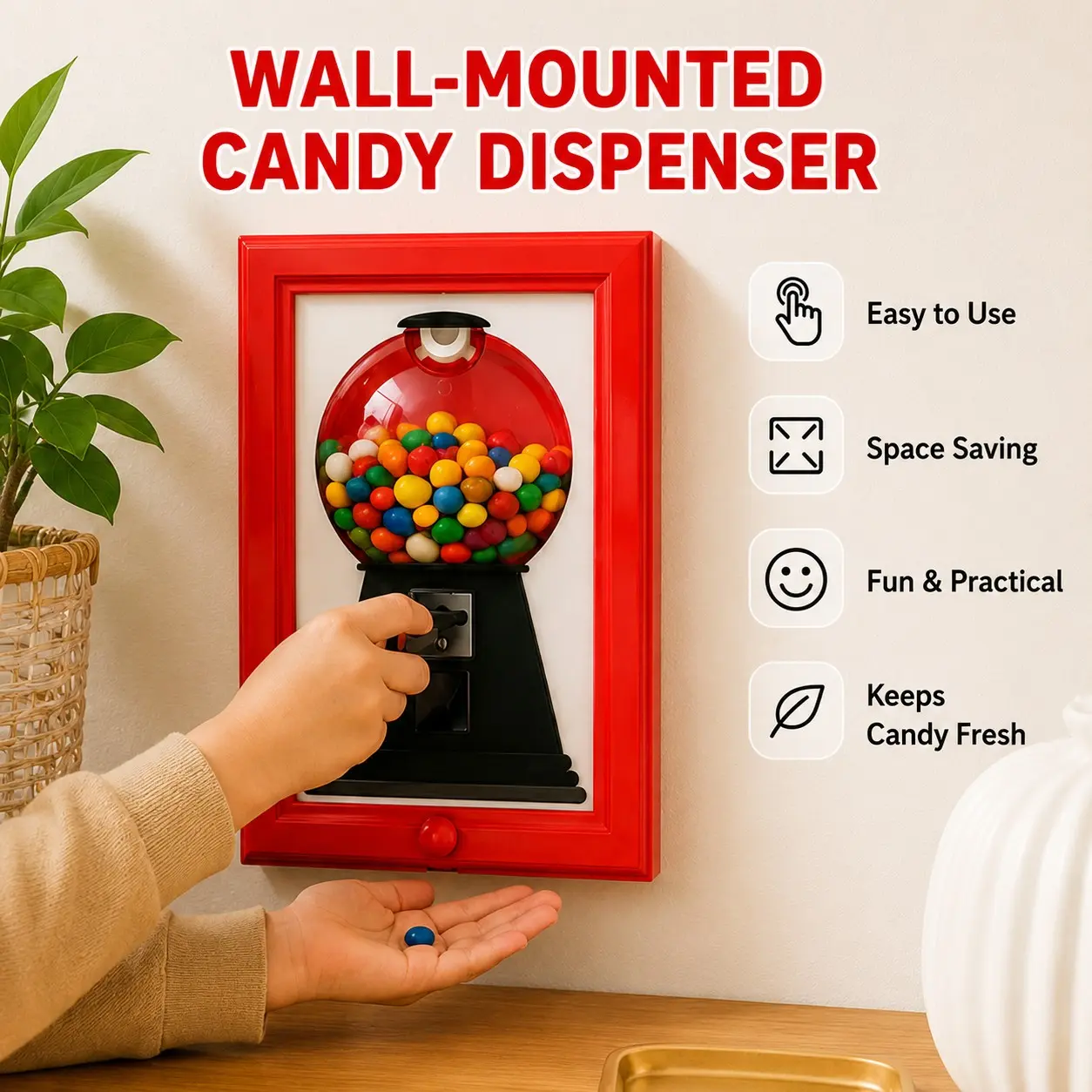 Vintage Rare Candy Box Frame, Multi-Functional Candy Dispenser, Perfect for Home Festival Party Decorations, Unique Gift Idea