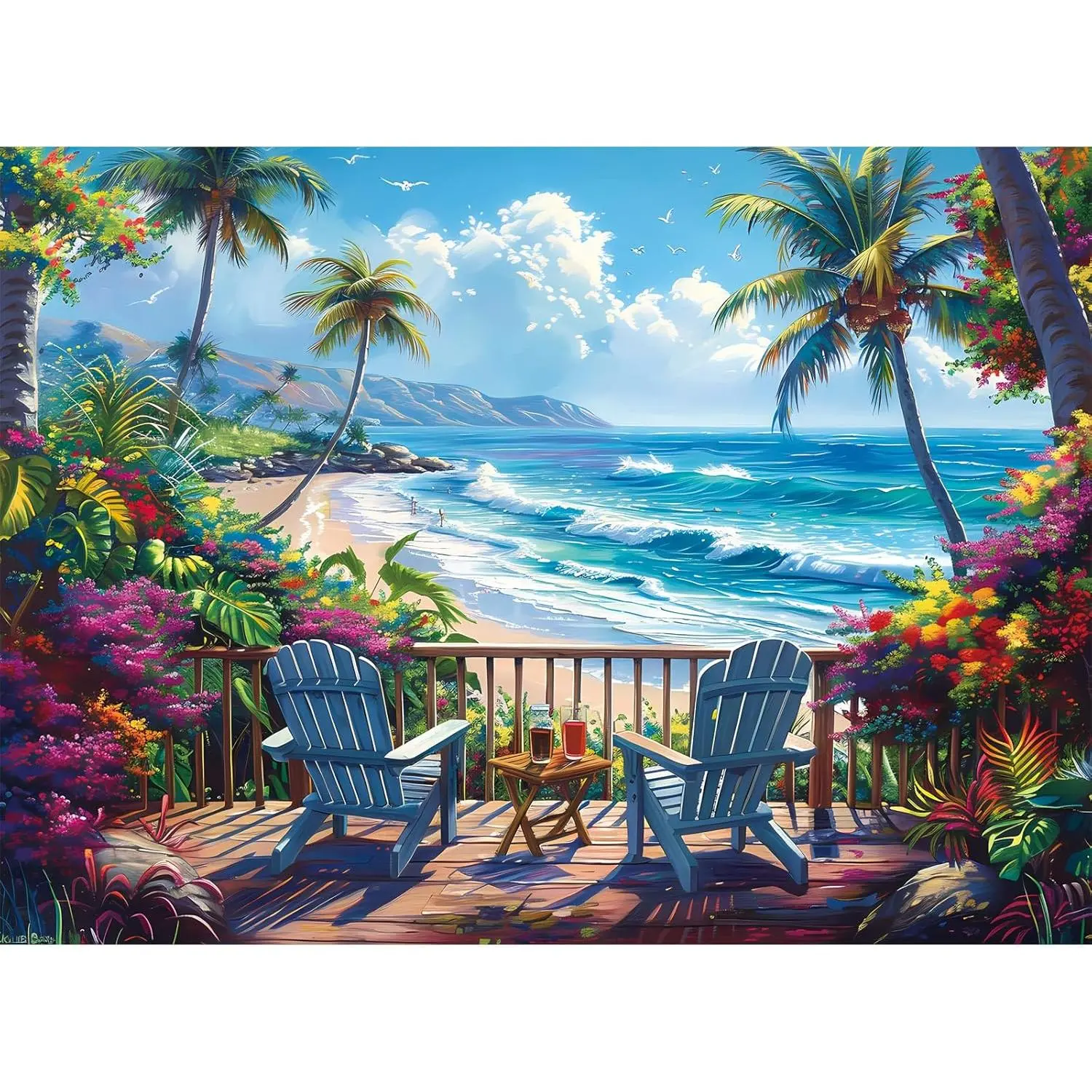 Jigsaw Puzzles for Adults 500 Pieces, Interlock Perfectly Letter on Back No Dust, Home Decor Birthday Party Gift Toy for Men Women Elders Seniors, 1:1 Poster Educational Toys & Games | 20.5 x 15 in