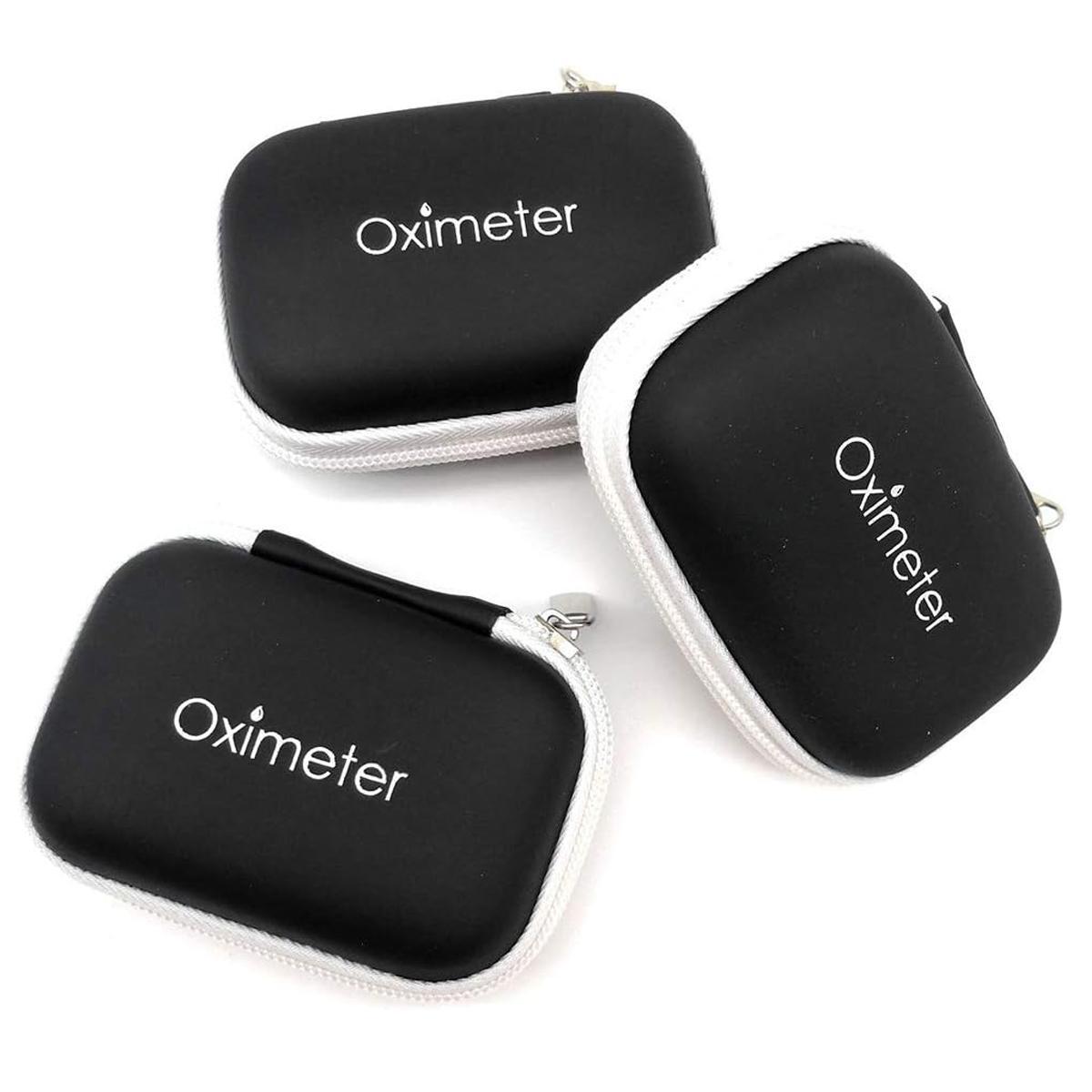 Portable Blood Oxygen Meter Case, Waterproof Pulse Oximeter Storage Box, Hard Eva Carrying Bag for Easy Transport, Durable Pouch, Travel Organization Pouch